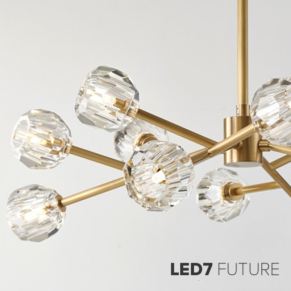 Loft Industry Modern - Boulle Chandelier